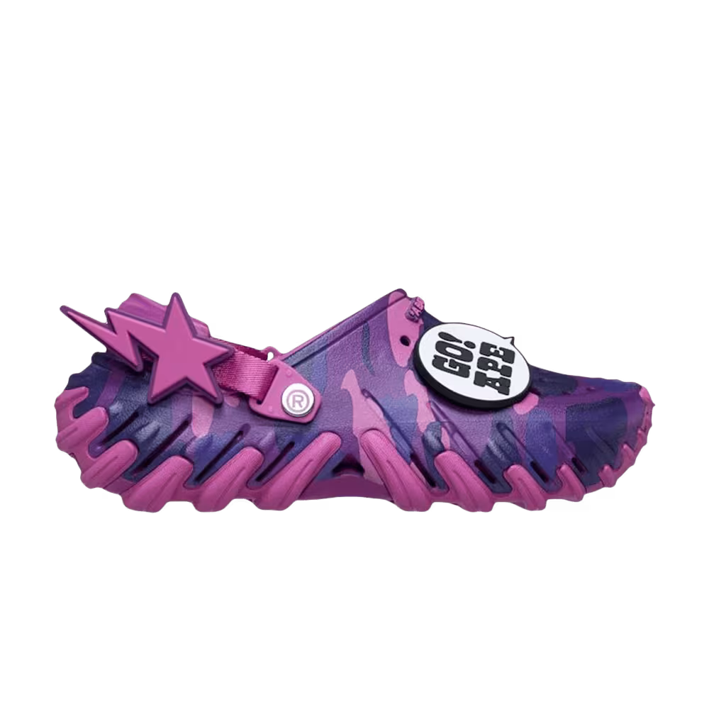 BAPE x Crocs Echo RO Clog Purple Camo