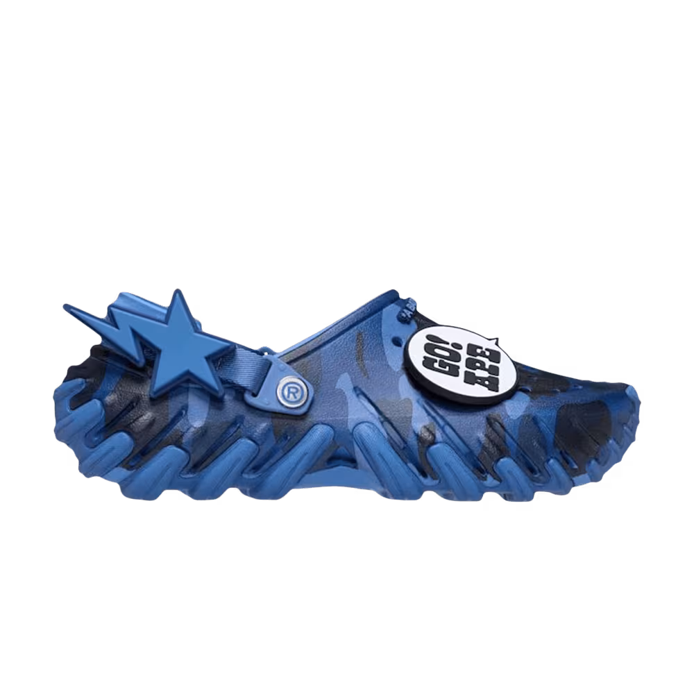 BAPE x Crocs Echo RO Clog Blue Camo