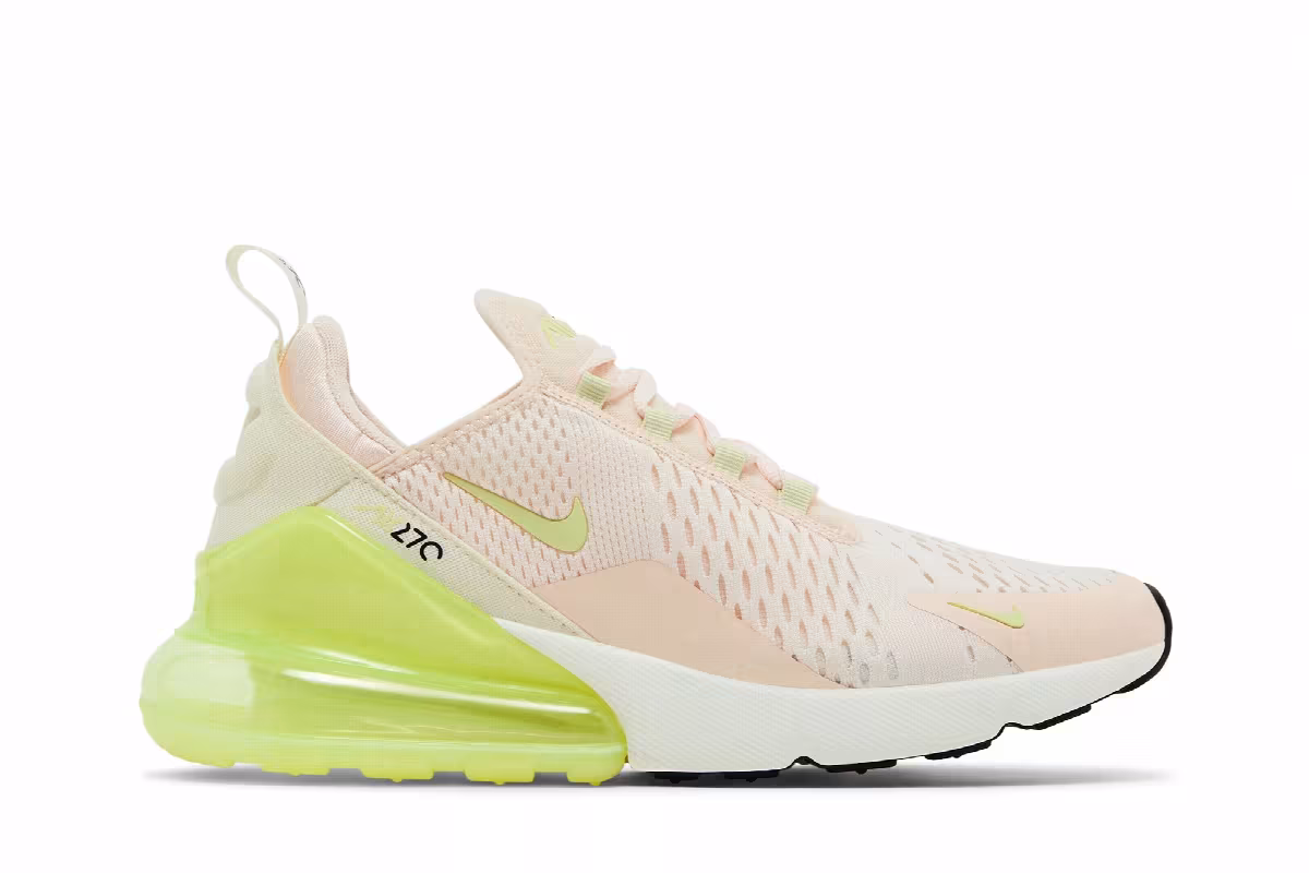 Nike Women's Air Max 270 Guava Ice Life Lime, view 2