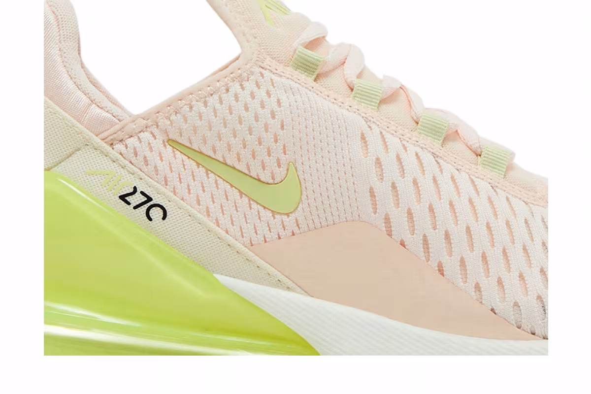 Nike Women's Air Max 270 Guava Ice Life Lime, view 3