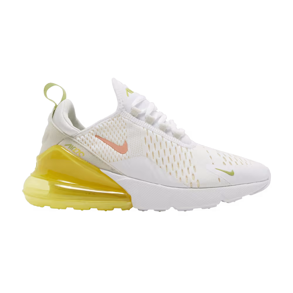 Nike Women's Air Max 270 White Yellow Strike