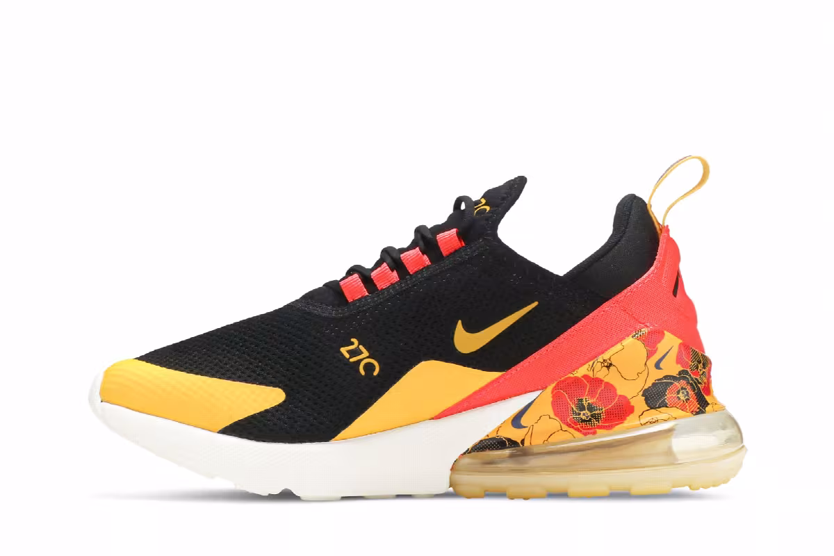 Nike Women's Air Max 270 SE Floral Heel, view 4