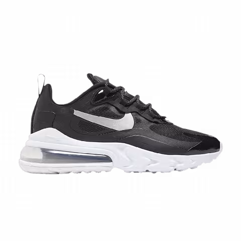 Nike Wmns Air Max 270 React 'Black Metallic Silver'