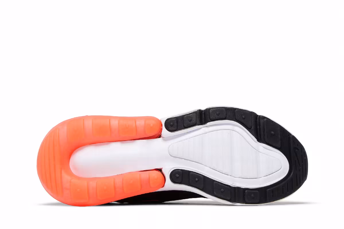 Nike Women's Air Max 270 Black Bright Crimson, view 5