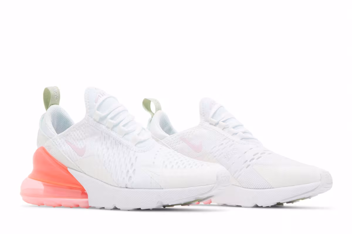 Nike Air Max 270 GS White Honeydew, view 9