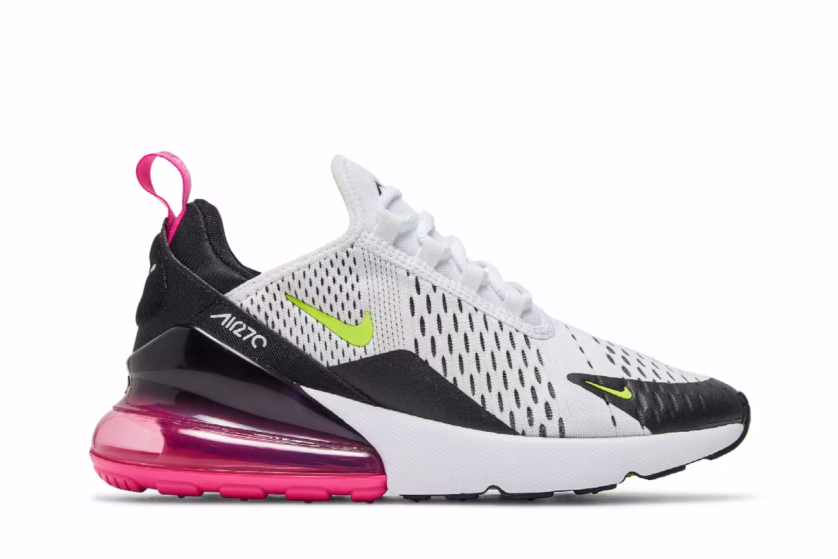 Nike Air Max 270 GS White Fuchsia, view 2
