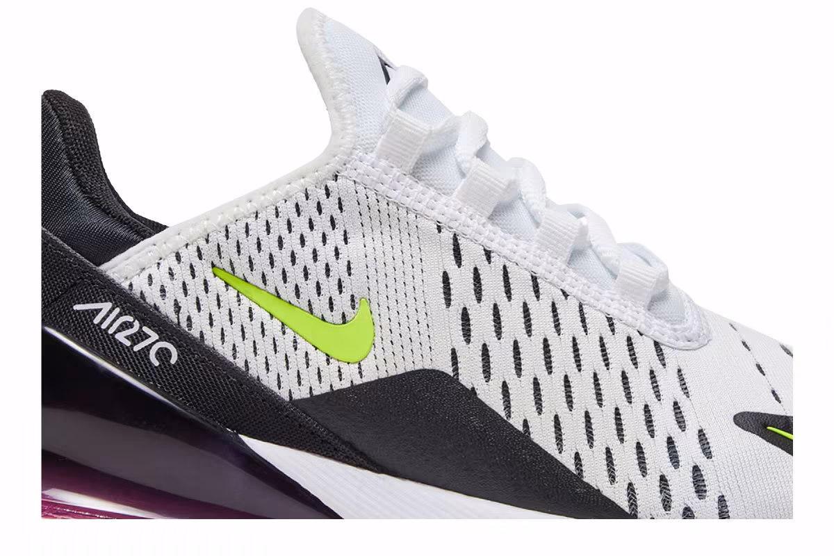 Nike Air Max 270 GS White Fuchsia, view 3