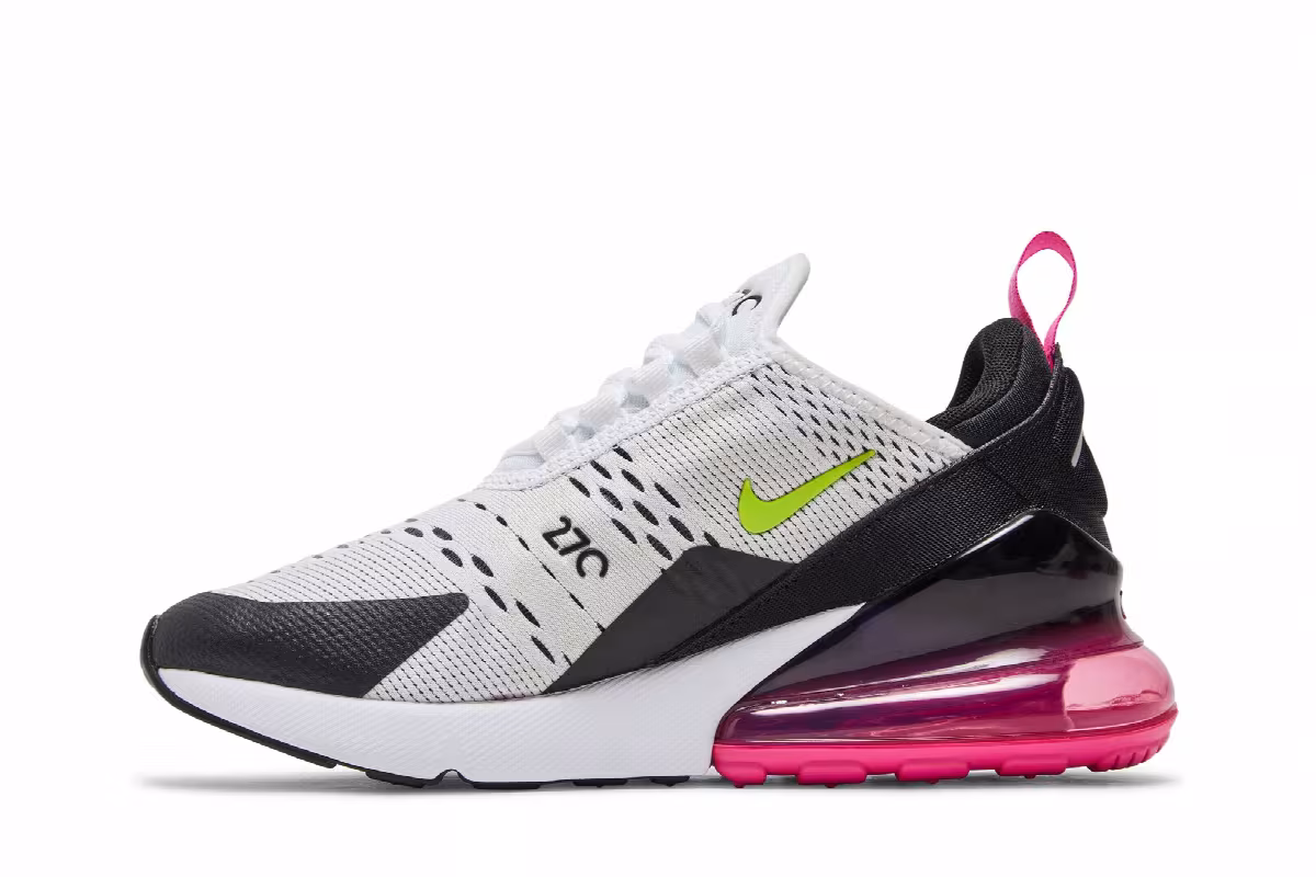 Nike Air Max 270 GS White Fuchsia, view 4