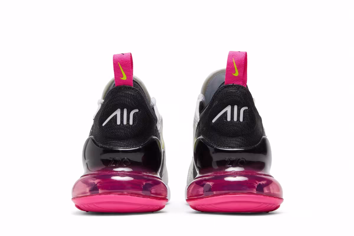 Nike Air Max 270 GS White Fuchsia, view 7