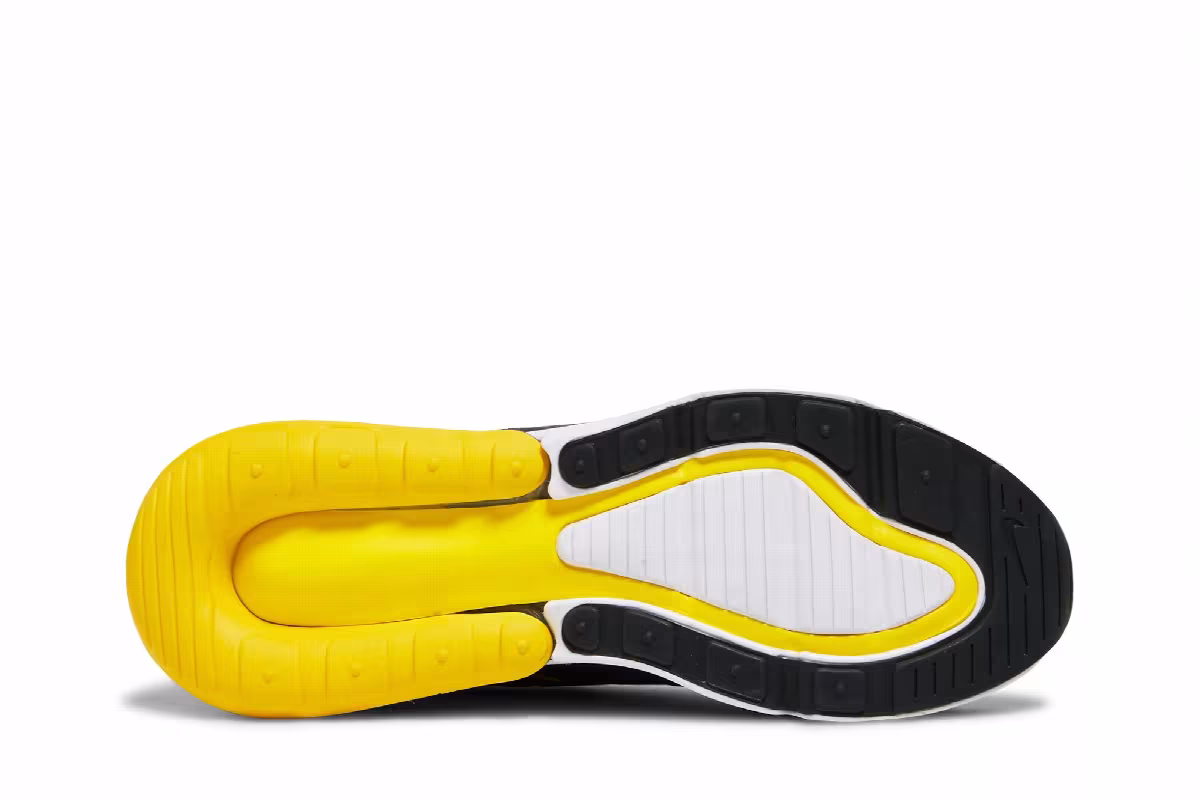 Nike Air Max 270 GS Anthracite Yellow Strike, view 5