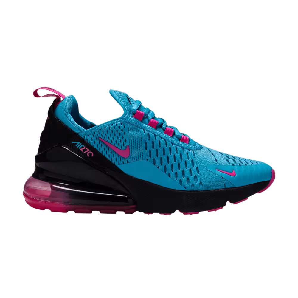 Nike Air Max 270 GS Light Blue Fury Fuchsia