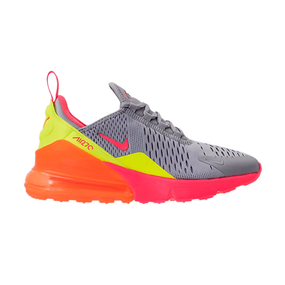 Nike Air Max 270 GS Wolf Grey Hot Punch