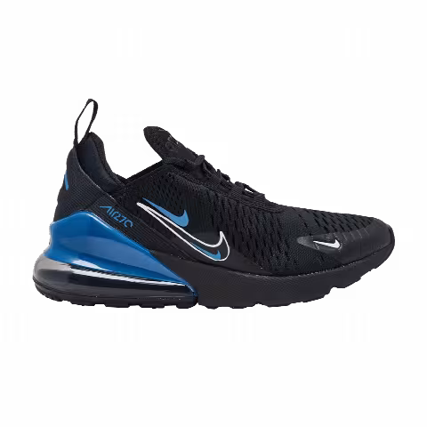 Nike Air Max 270 GS 'Multi-Swoosh - Black Dark Marina Blue'