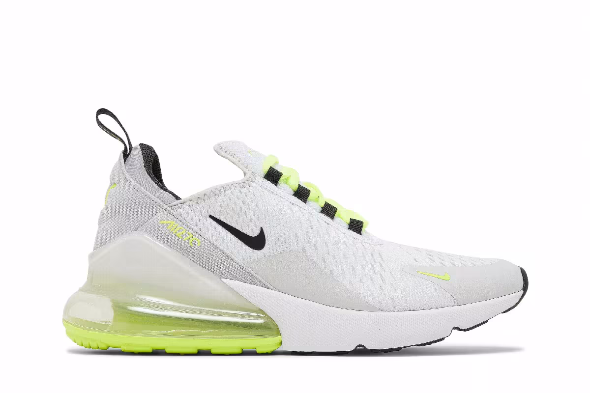 Nike Air Max 270 GS Pure Platinum Volt, view 2