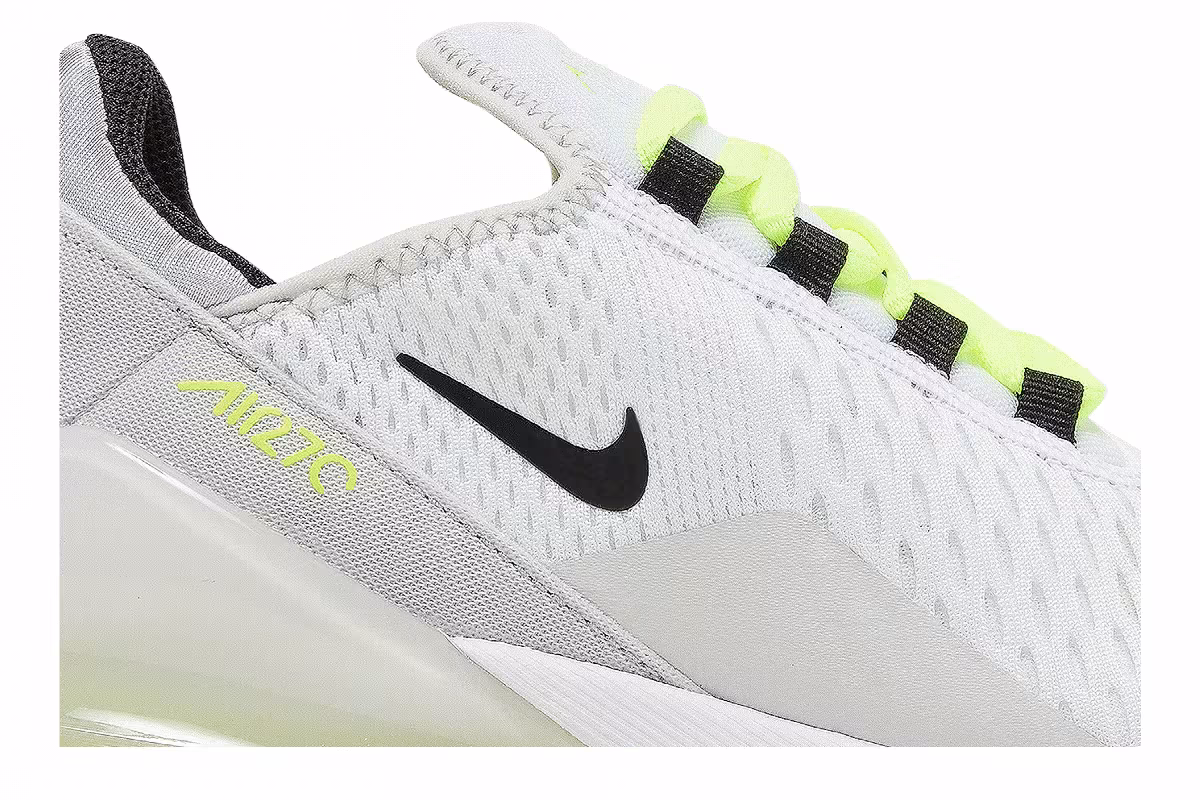 Nike Air Max 270 GS Pure Platinum Volt, view 3
