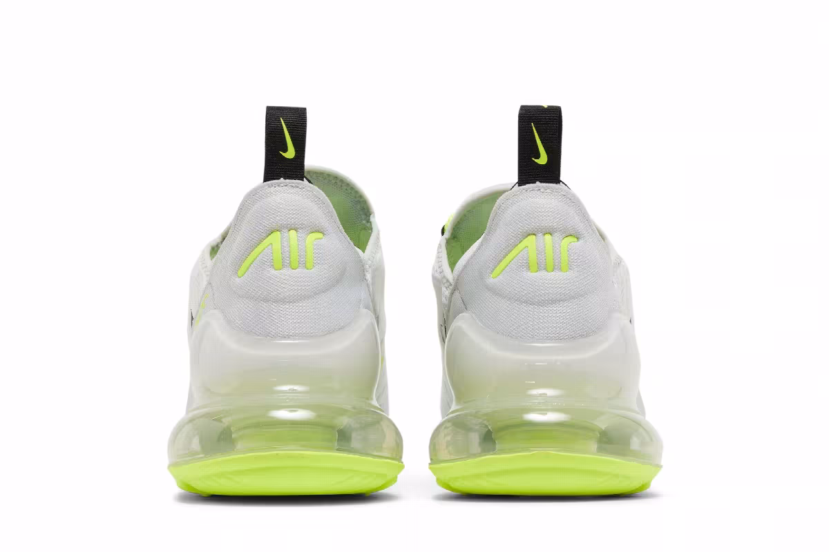 Nike Air Max 270 GS Pure Platinum Volt, view 7