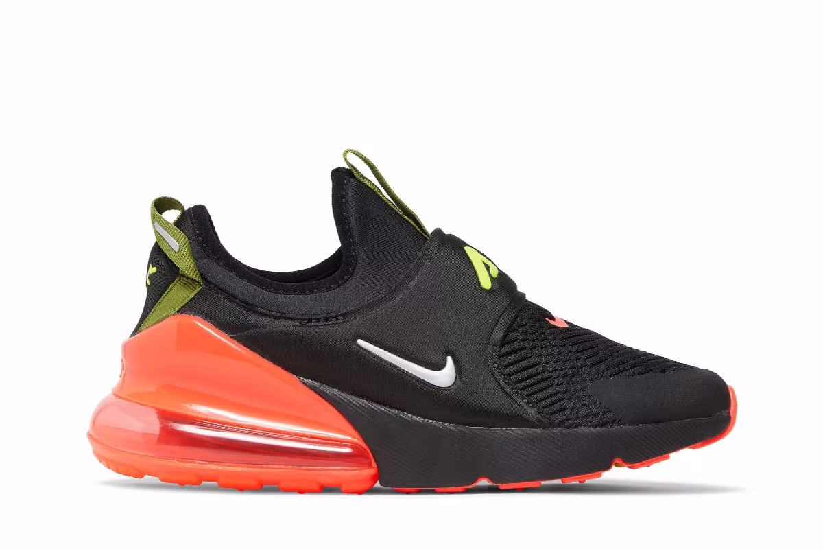 Nike Air Max 270 Extreme GS Black Bright Crimson, view 2