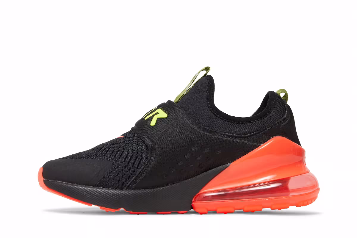 Nike Air Max 270 Extreme GS Black Bright Crimson, view 4