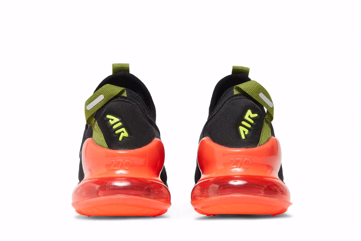 Nike Air Max 270 Extreme GS Black Bright Crimson, view 7