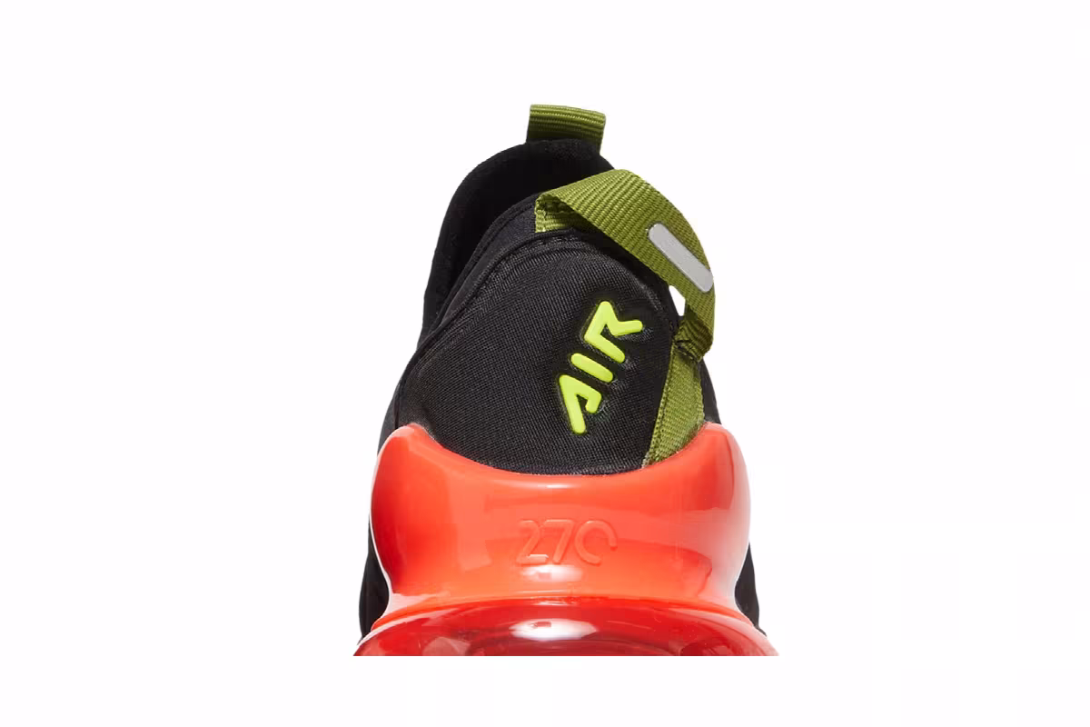 Nike Air Max 270 Extreme GS Black Bright Crimson, view 8