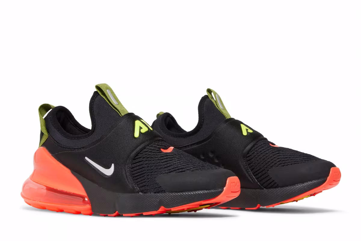 Nike Air Max 270 Extreme GS Black Bright Crimson, view 9