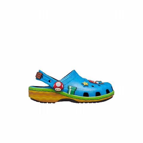 Super Mario x Crocs Classic Clog Toddler 'Blue Multi'