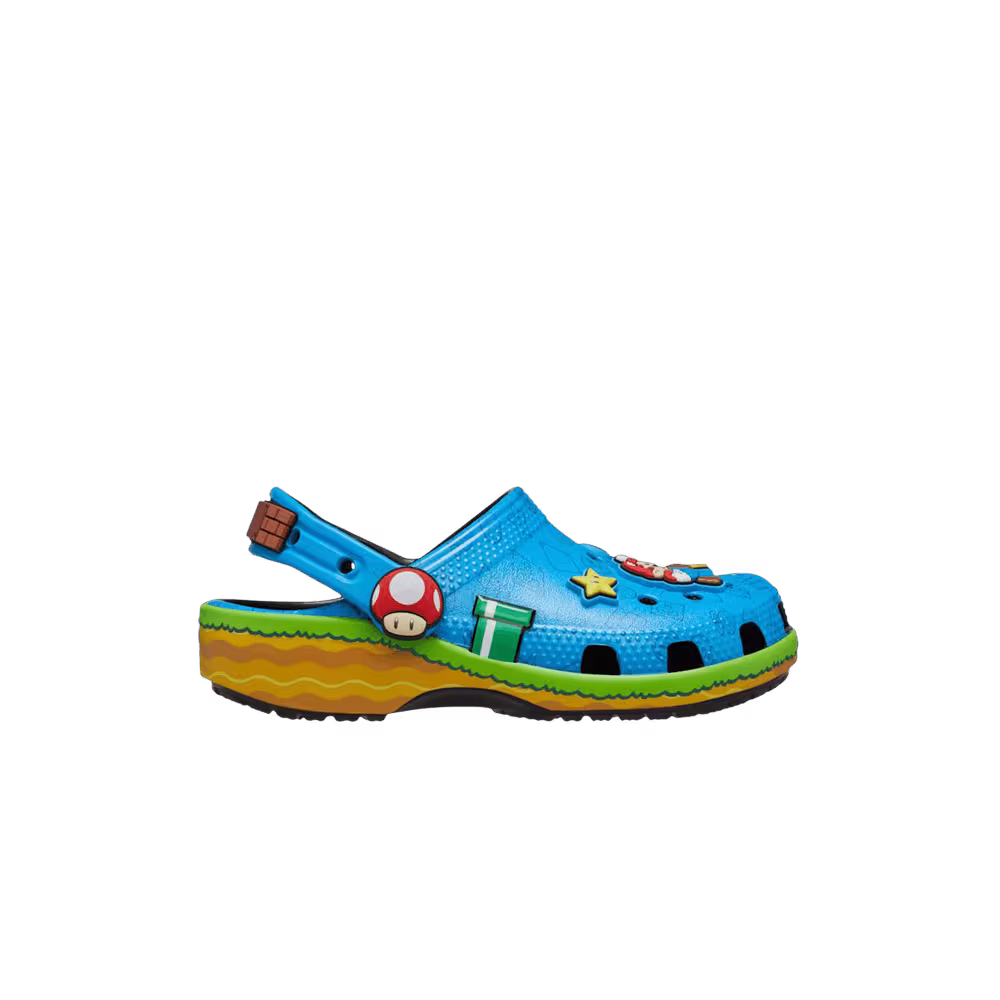 Super Mario x Crocs Classic Clog Toddler Blue Multi