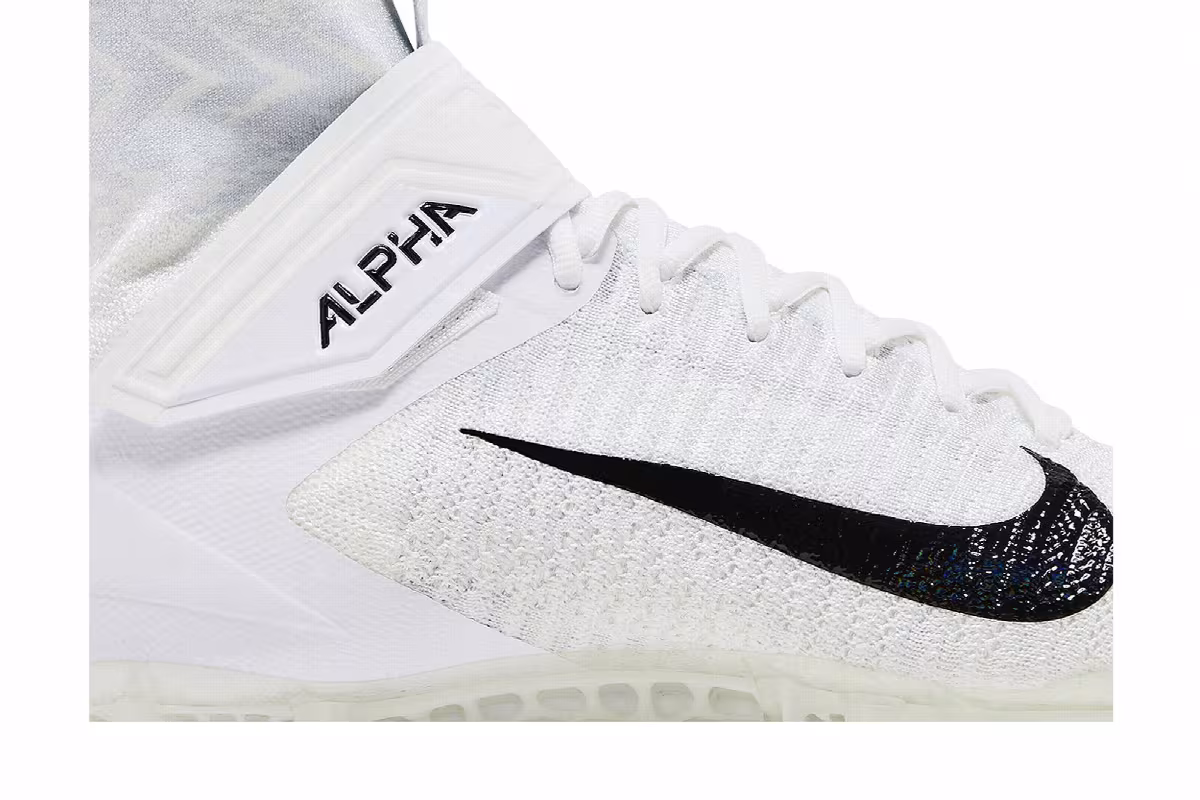 Nike Men's Alpha Menace Elite 2 White Wolf Grey, view 3
