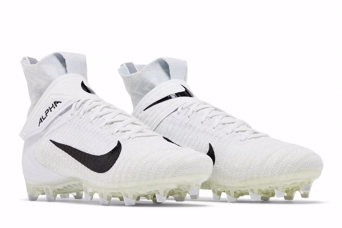 Nike Men's Alpha Menace Elite 2 White Wolf Grey, view 9