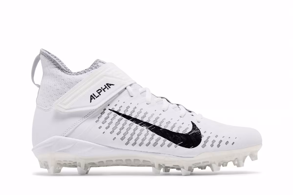 Nike Alpha Menace Pro 2 Mid White Wolf Grey, view 2