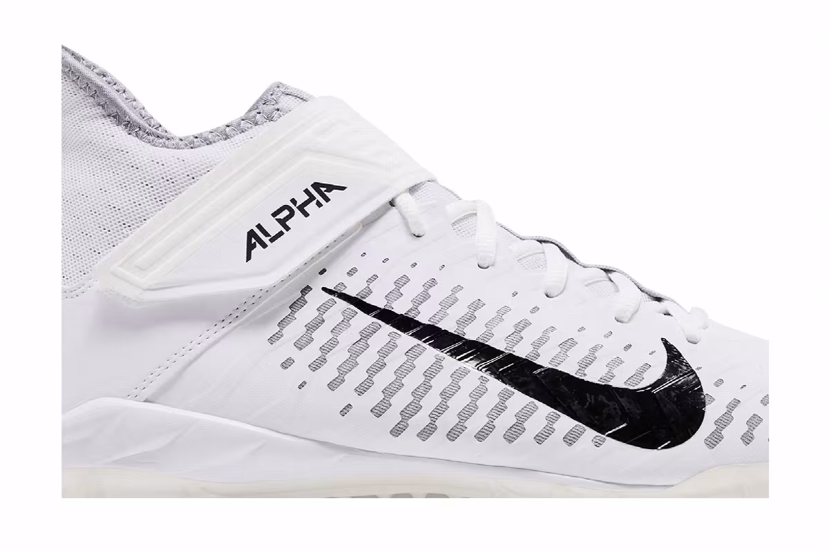 Nike Alpha Menace Pro 2 Mid White Wolf Grey, view 3