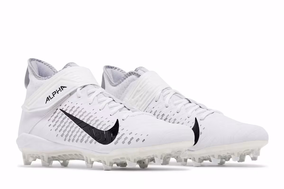 Nike Alpha Menace Pro 2 Mid White Wolf Grey, view 9