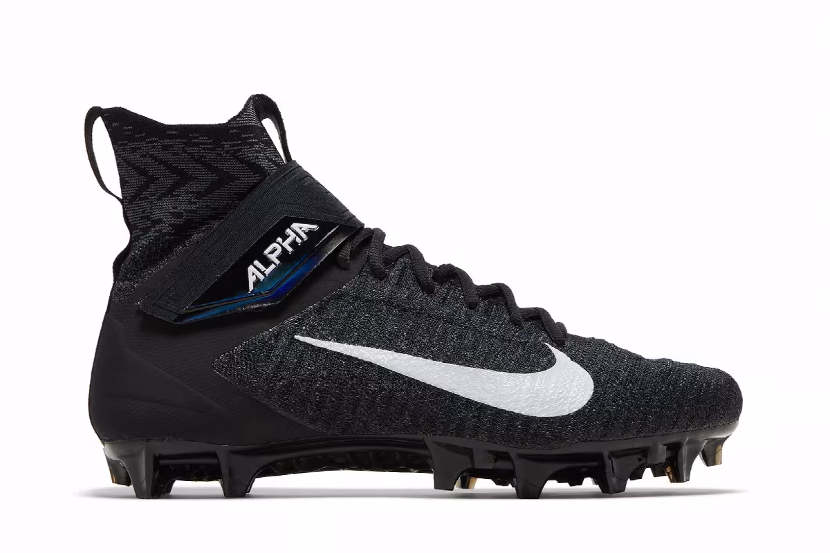 Nike Alpha Menace Elite 2 Wide Black White, view 2