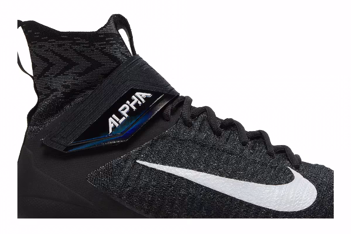 Nike Alpha Menace Elite 2 Wide Black White, view 3
