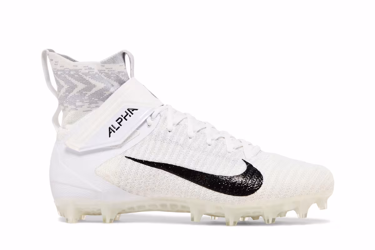 Nike Alpha Menace Elite 2 Wide White Black, view 2