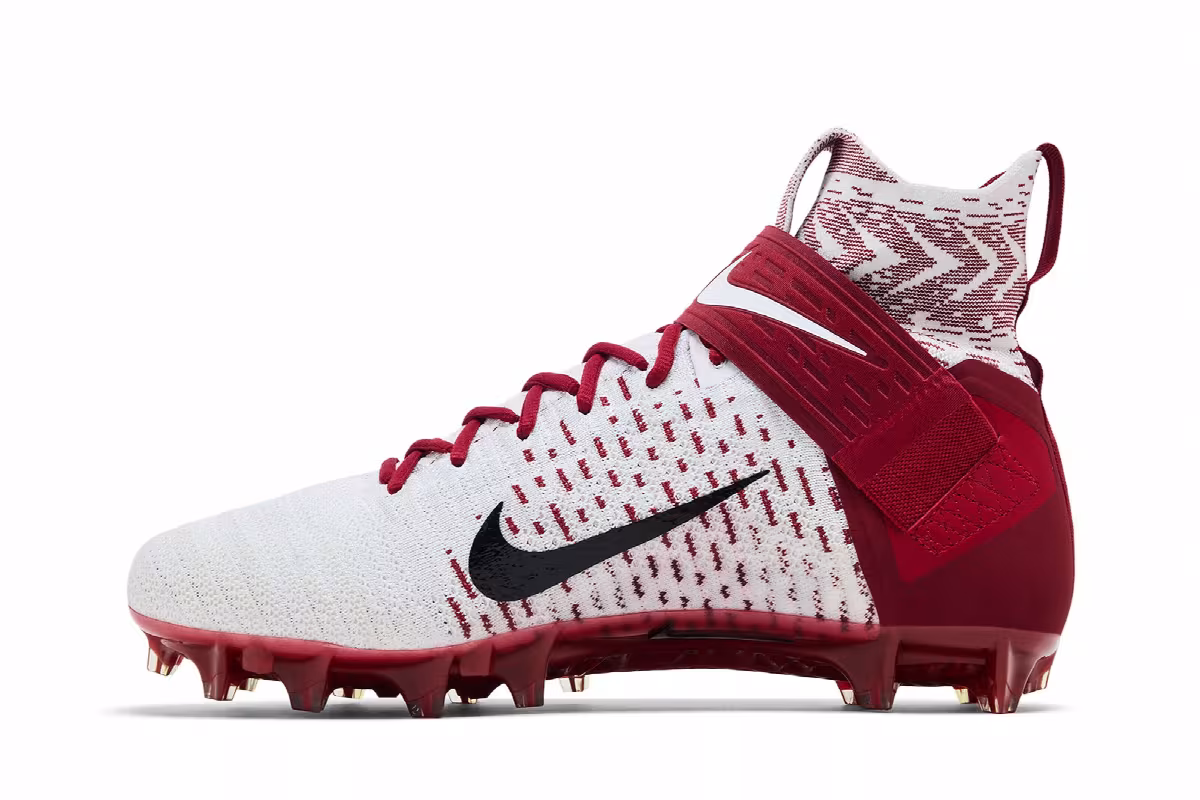Nike Alpha Menace Elite 2 White University Red, view 4