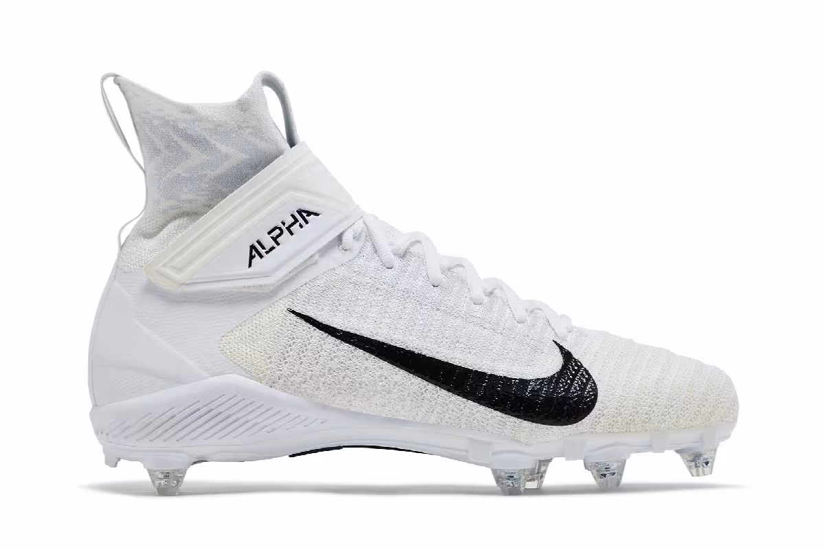 Nike Alpha Menace Elite 2 D P White Black, view 2