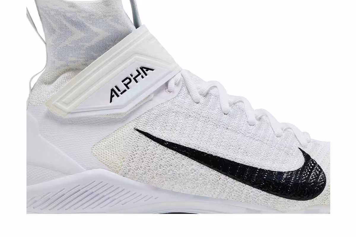 Nike Alpha Menace Elite 2 D P White Black, view 3