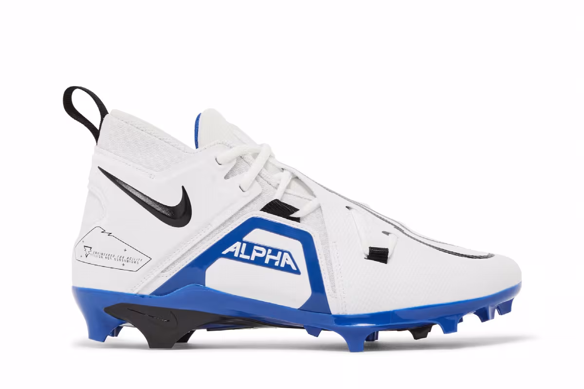 Nike Alpha Menace Pro 3 White Game Royal, view 2