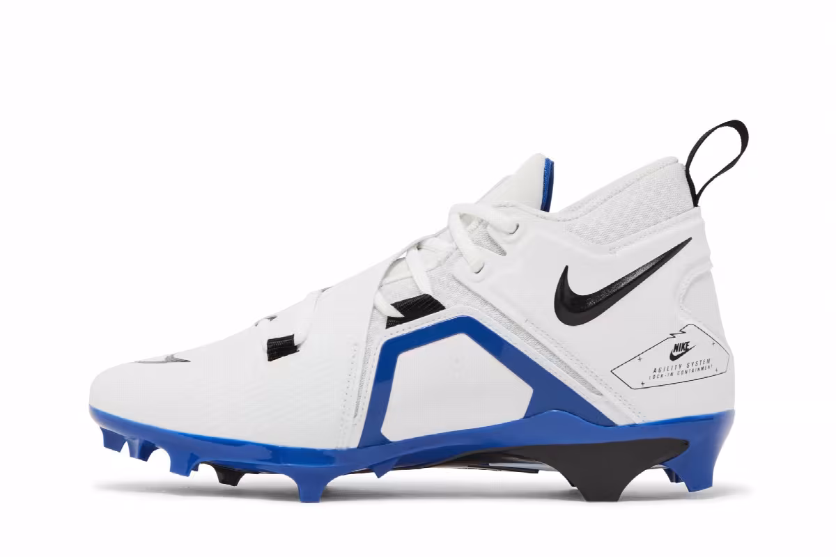 Nike Alpha Menace Pro 3 White Game Royal, view 4