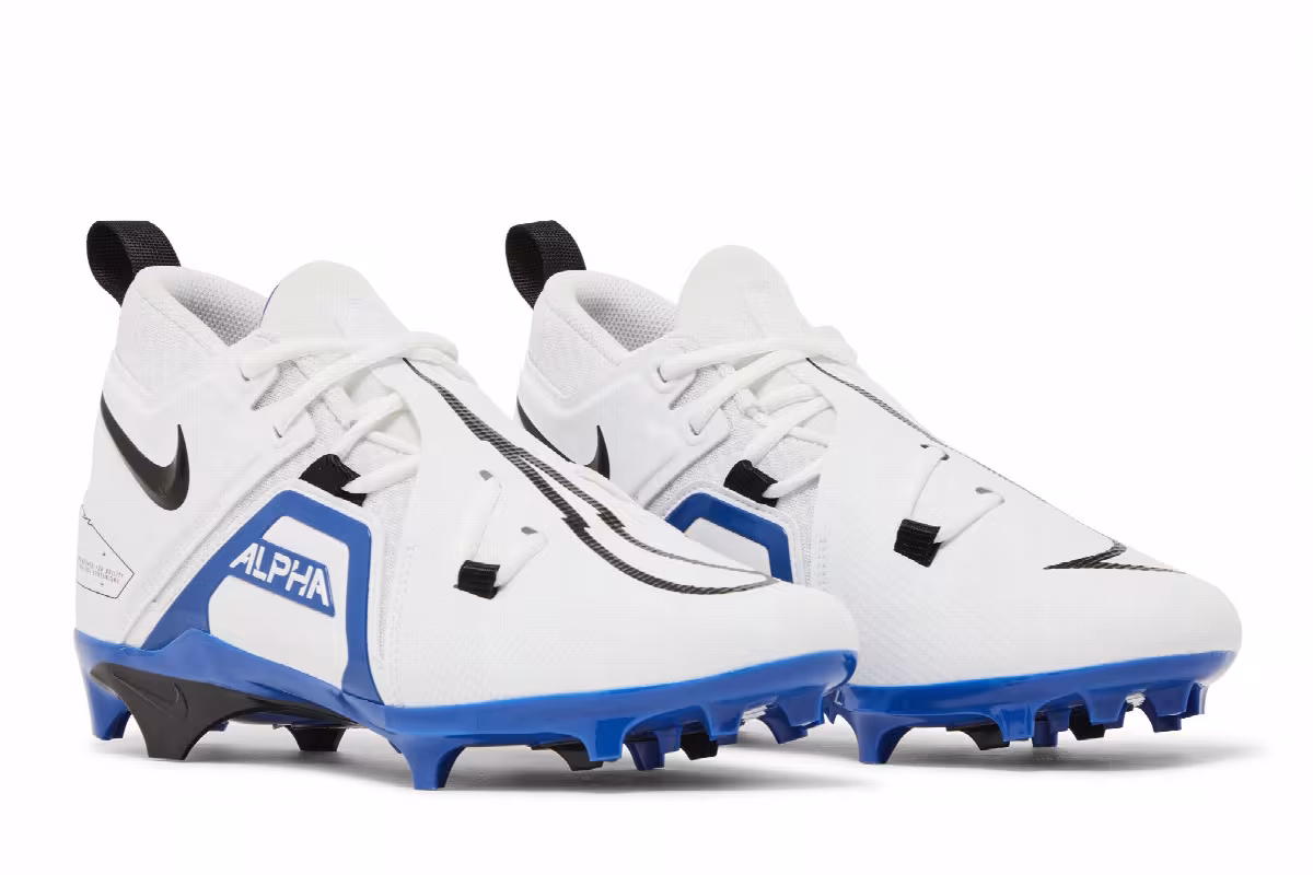 Nike Alpha Menace Pro 3 White Game Royal, view 9