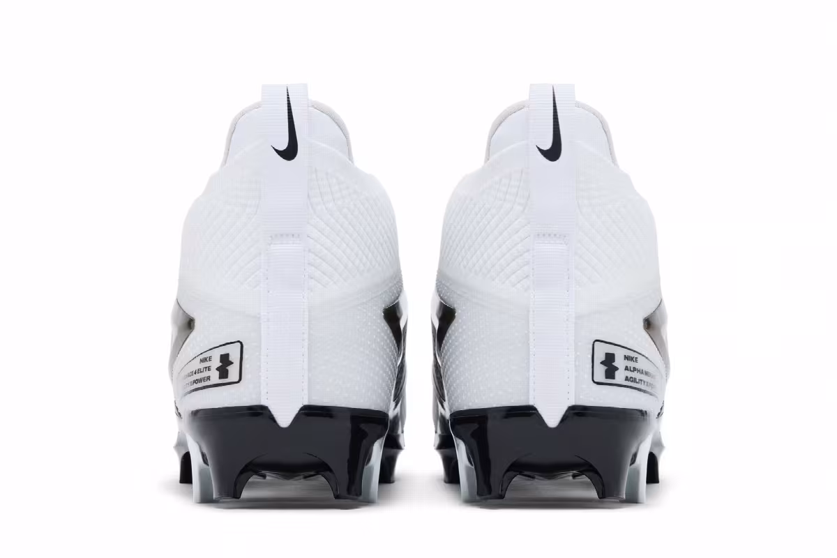 Nike Alpha Menace Elite 4 White Black, view 7
