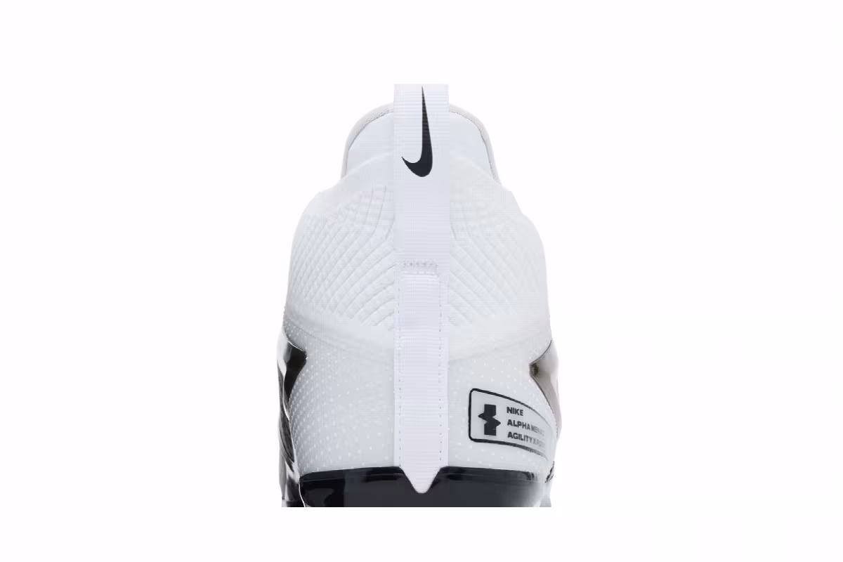Nike Alpha Menace Elite 4 White Black, view 8