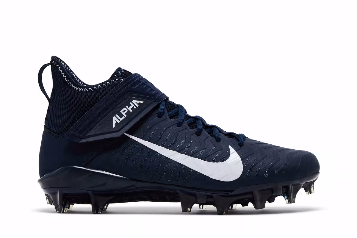 Nike Alpha Menace Pro 2 Mid College Navy White, view 2