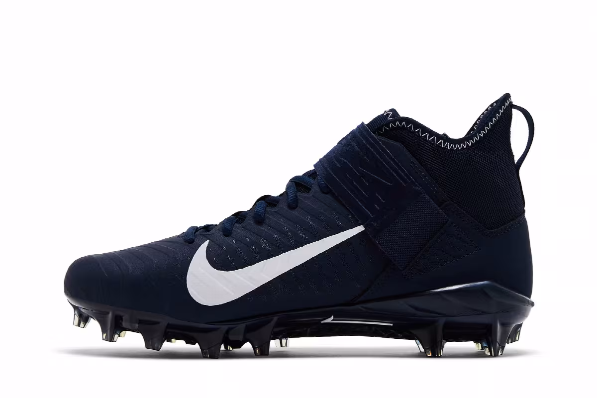 Nike Alpha Menace Pro 2 Mid College Navy White, view 4