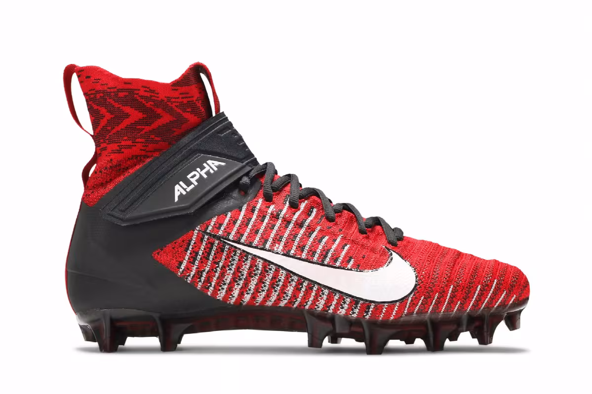 Nike Alpha Menace Elite 2 University Red Black, view 2