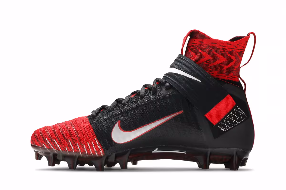 Nike Alpha Menace Elite 2 University Red Black, view 4
