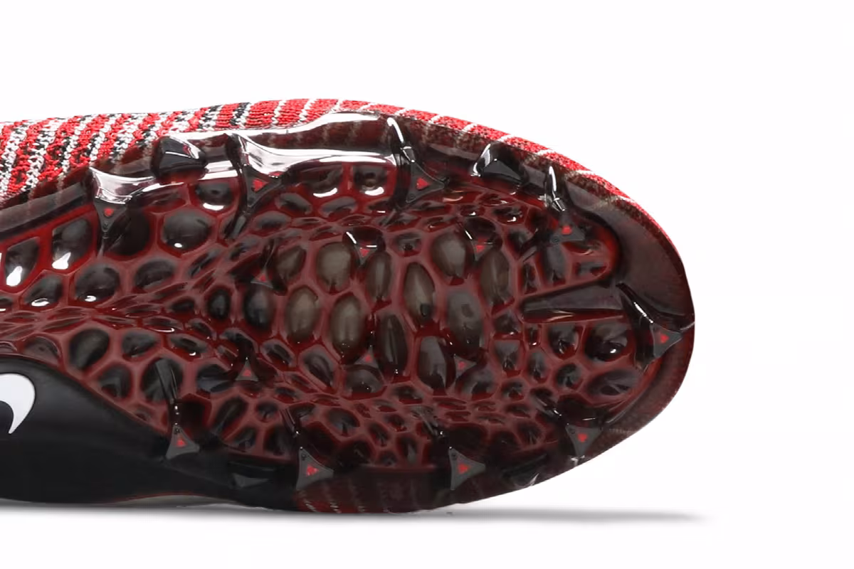Nike Alpha Menace Elite 2 University Red Black, view 6