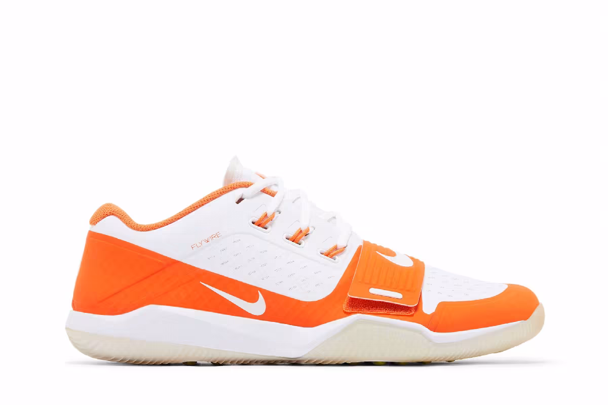 Nike Alpha Menace Turf Low White Orange, view 2