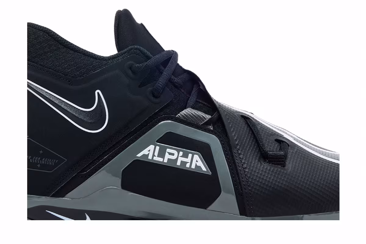 Nike Alpha Menace Pro 3 Shadow Black, view 3